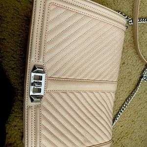 Rebecca Minkoff Jumbo love handbag in new nude